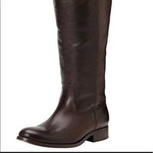 NWT FRYE Dark Vintage Melissa Button Riding Boots